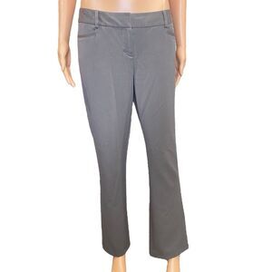 Express Columnist Khaki Dress Pants Women Size 6 Long Flattering Fit Career Wear